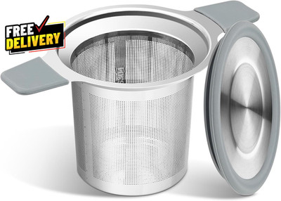 Tea Infuser Strainers Stainless Steel Loose Leaf Tea Strainer Stepper with H....