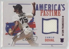 2022 Panini Chronicles America's Pastime Swatches Red Camilo Doval #APS-CD 0m4q