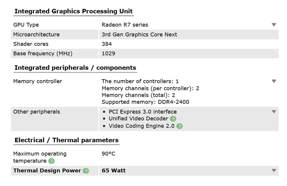 Procesador CPU de escritorio AMD A10-9700 3,50 GHz 4 núcleos Socket AM4 AD9700AGM44AB Foto 4 de 4