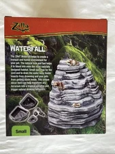 Zilla Waterfall Small 7"L x 7"W x 8"H designed for reptil tropical paradise.