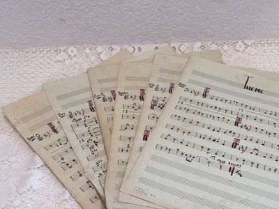Professional Hand-Arranged Big Band Jazz Sheet Music Set - ''Theme'' - Emmitt Clem