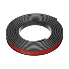 U-Shape Edge Banding, 9.8Ft x 18mm TPE Self-Adhesive Veneer Edging Black 