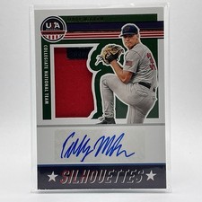 2023 USA Stars and Stripes Silhouettes SP AUTO Patch Teddy McGraw /25 A9-9