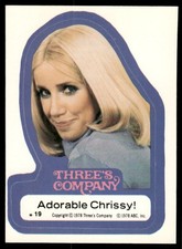 Three's Company 1978 TV Show Topps Sticker Card #19 (NM)
