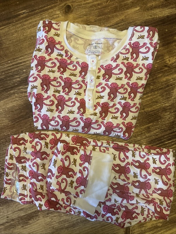 Roller Rabbit Girls PJ Size 12