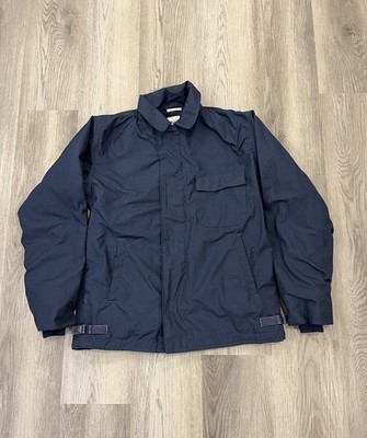 Cold Weather Flame Resistant Fleece Lined Class 1 Deck Jacket Coat Medium 90s