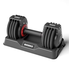 BUXANO Adjustable Dumbbell 25LB Weight, 5 in 1 Weight, Handle, Workout - Black
