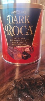 Brown & Haley Dark Roca Buttercrunch Toffee with Almonds and Chocolate 10 oz