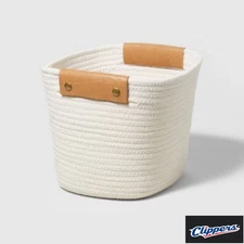  11" Decorative Coiled Rope Basket - Brightroom™
