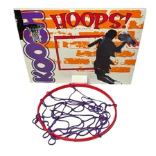Vintage 1992 OddzOn Koosh Hoops Door Hanging Plastic Toy Basketball Hoop