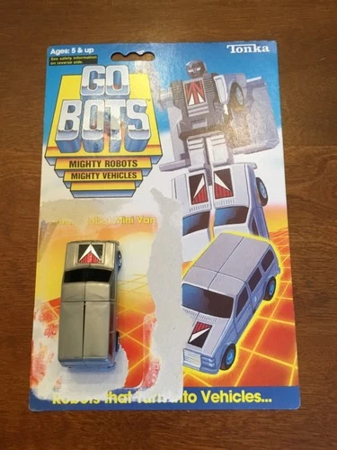 Vintage 1984 GoBots "VAN GUARD" Action Figure With Original Packaging Card ￼