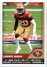 2021 Panini Stickers #534 Jimmie Ward - FB