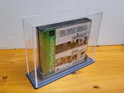Custom Playstation 1 Acrylic Game Display Stand - PS1 Collector Shelf Mount