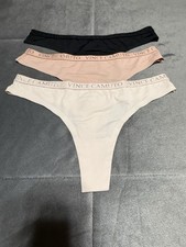 Vince Camuto Women's Underwear 3 Pack No Show Thong Multi Color Size: Small NWOT