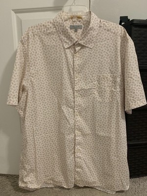 Ted Baker Men's Size 7 Shell Print Short Sleeve Shirt