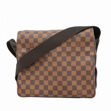 5Od4845 Louis Vuitton Shoulder Bag Damier Naviglio N45255 Ebene Used Ladies