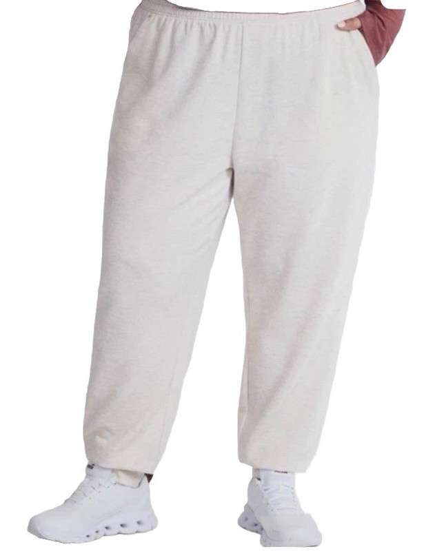 Athletic Works Women's Plus Size Super Soft Wheat Heath Jogger Pants Size 2X NWT