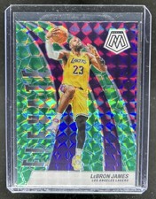 2023-24 Panini Mosaic LeBron James Elevate Mosaic Green #23 Lakers