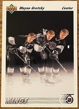 Wayne Gretzky 1991-92 Upper Deck Hockey Card #437 LA Kings NHL HOF Free Shipping