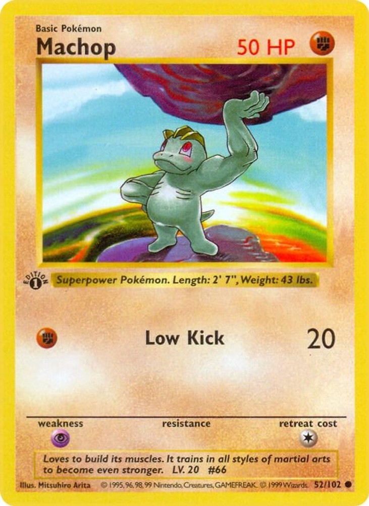 Machop 1st Edition [BSS - 52/102] | eBay