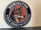 Remington  Coyote  Hunting  Cartridges Vintage  Style Metal Sign Hi Gloss