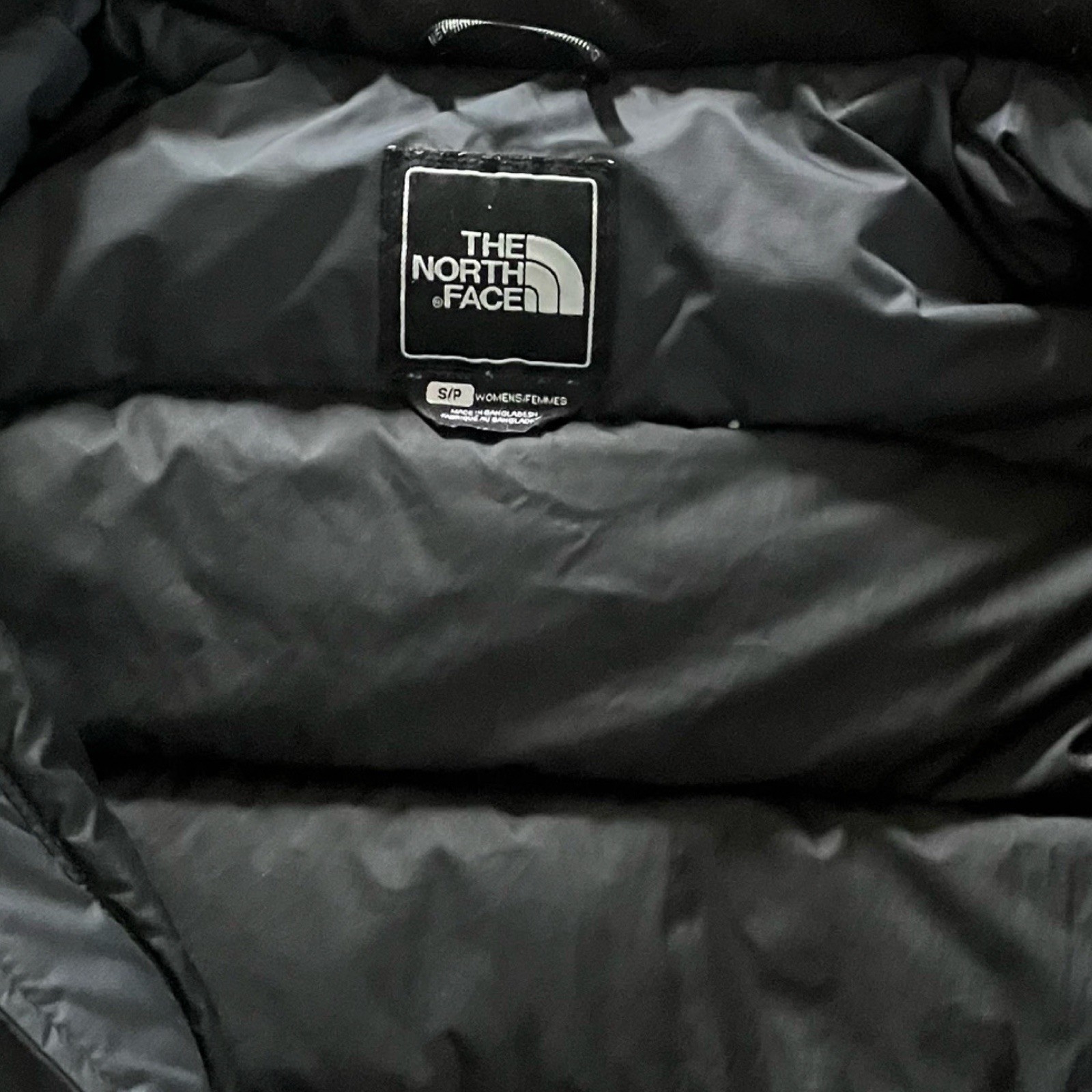 North Face 700 Vest Womens S Black Puffer Goose Down Fill Jacket Full Zip VTG thumbnail 14