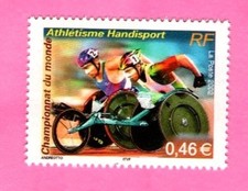 FRANCE - 2002 - YT3495**MNH - COURSE FAUTEUILS ROULANTS - COTE 2€