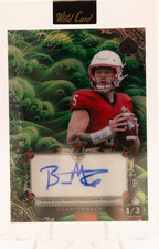 Wild Card 2024 7 Card Studs Brennan Armstrong Rookie Autograph 1/3 Football. rookie card picture