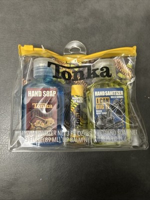 Hasbro Tonka Digger Berry Scented Hand Soap, Sanitizer and Lip Balm Set