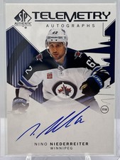 2024-25 SP Authentic Nino Niederreiter Telemetry Auto
