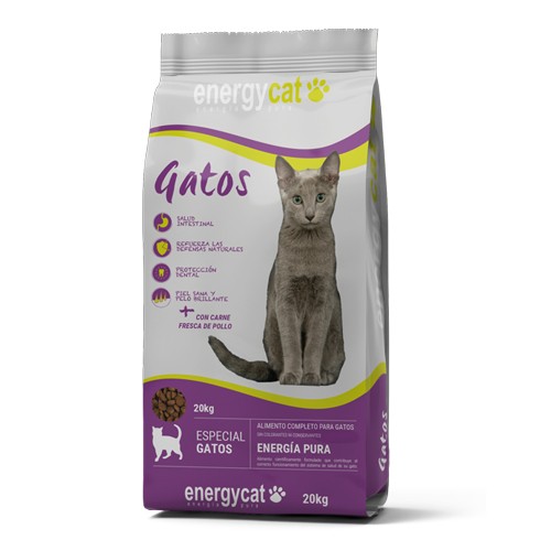 Croquettes Energycat chat adulte 20kg pour stopper le gaspillage