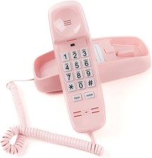 Wall Phone Design Landline Phone with Corded, Loud Volume, Flashing Light and La