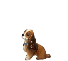 Vintage Disney Lady and the Tramp Ceramic Cocker Spaniel Figurine Made in Japan