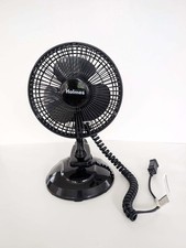 Holmes HCF0611A 6" 2 Speed Convertible Desk Table Clip Black Fan Mobile Portable