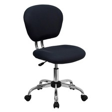 Flash Furniture Mid-Back Mesh Office Swivel Chair in Gray