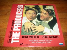 THE PRODUCERS Laserdisc LD VERY GOOD CONDITION VERY RARE FUNNY FILM MEL BROOKS