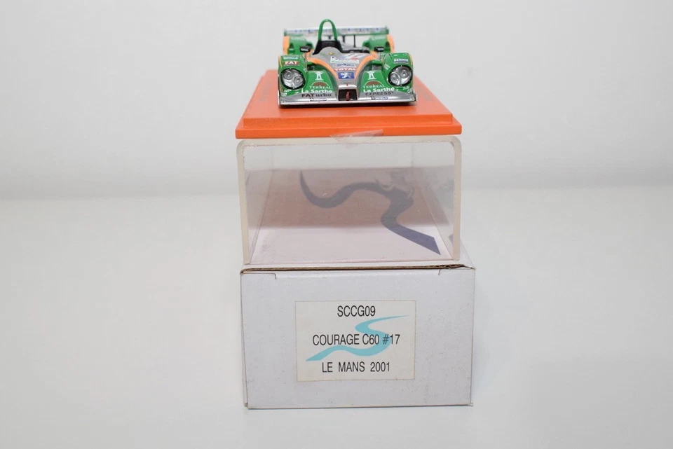 B84 1:43 SPARK SCCG09 CORAJE C60 PEUGEOT #17 LE MANS LM 2001 SIN USAR, EN CAJA Foto 4 de 4