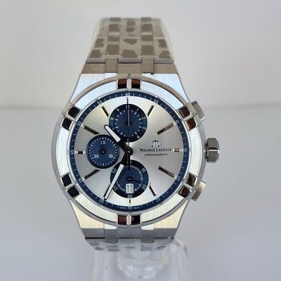 Maurice Lacroix Aikon Swiss Made Chronograph AI1018 Steel Silver