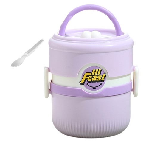 Multiple Layer Insulated Lunch Box 304 Stainless Steel Dish Container - Picture 3 of 11