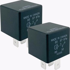 2-Pack P6STD FOAB-14B192-AA Relay 12V 40A 5-Pin SPDT Automotive Fuel Pump Star