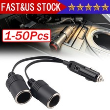 Dual Car Cigarette Lighter Splitter Charger Lot Socket Adapter 12v Auto Outlet