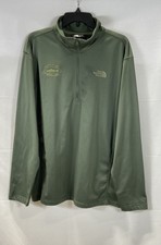 The North Face Męski zielony chłopiec skauts 1/4 Zamek błyskawiczny Sweter Mock Neck XL