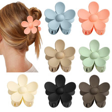 7 Pack Flower Claw Clips Hair Accessories Women Girls Non Slip Hair Clips