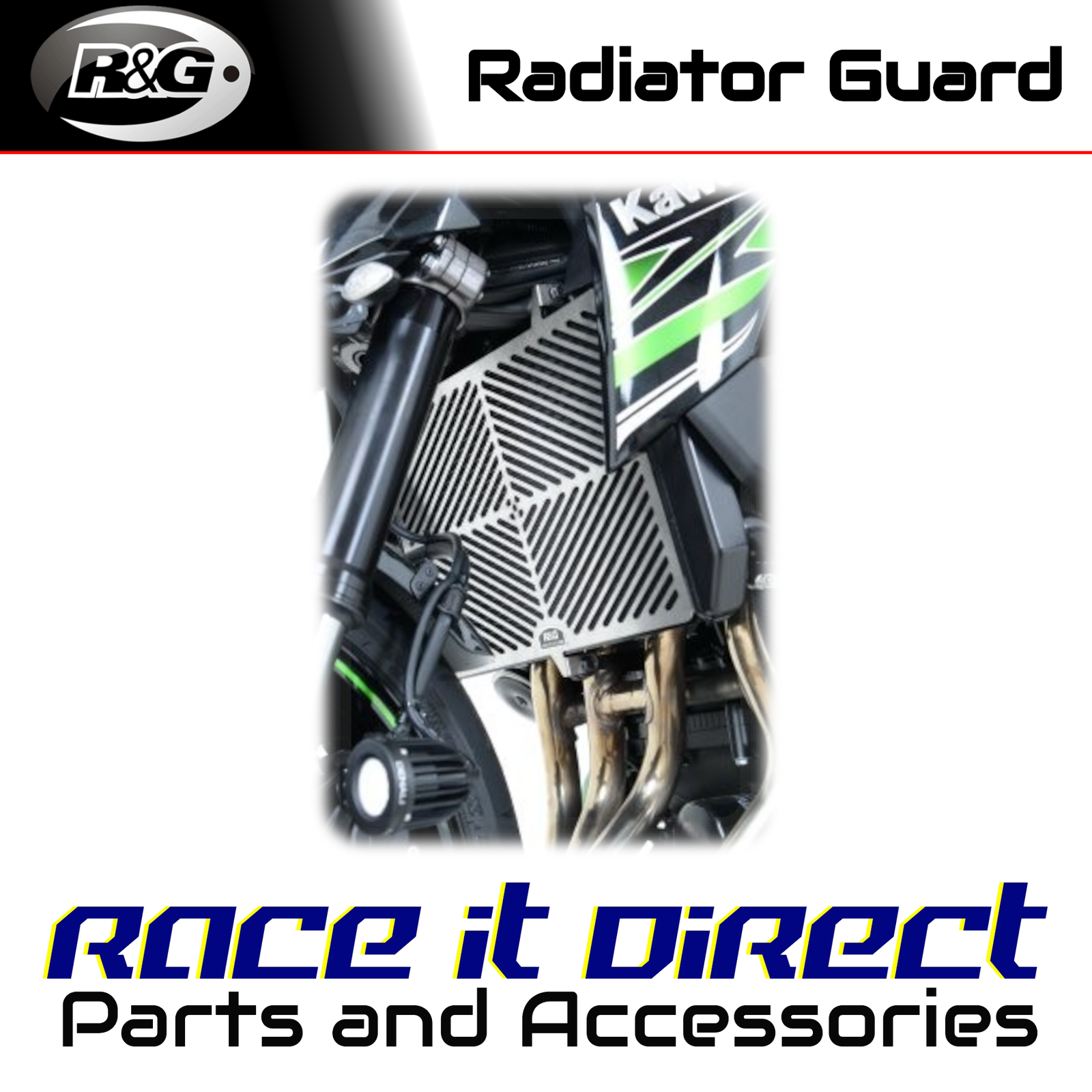 Stainless Radiator Guards for Kawasaki Z1000SX (Ninja 1000) 2011-2019 R&G