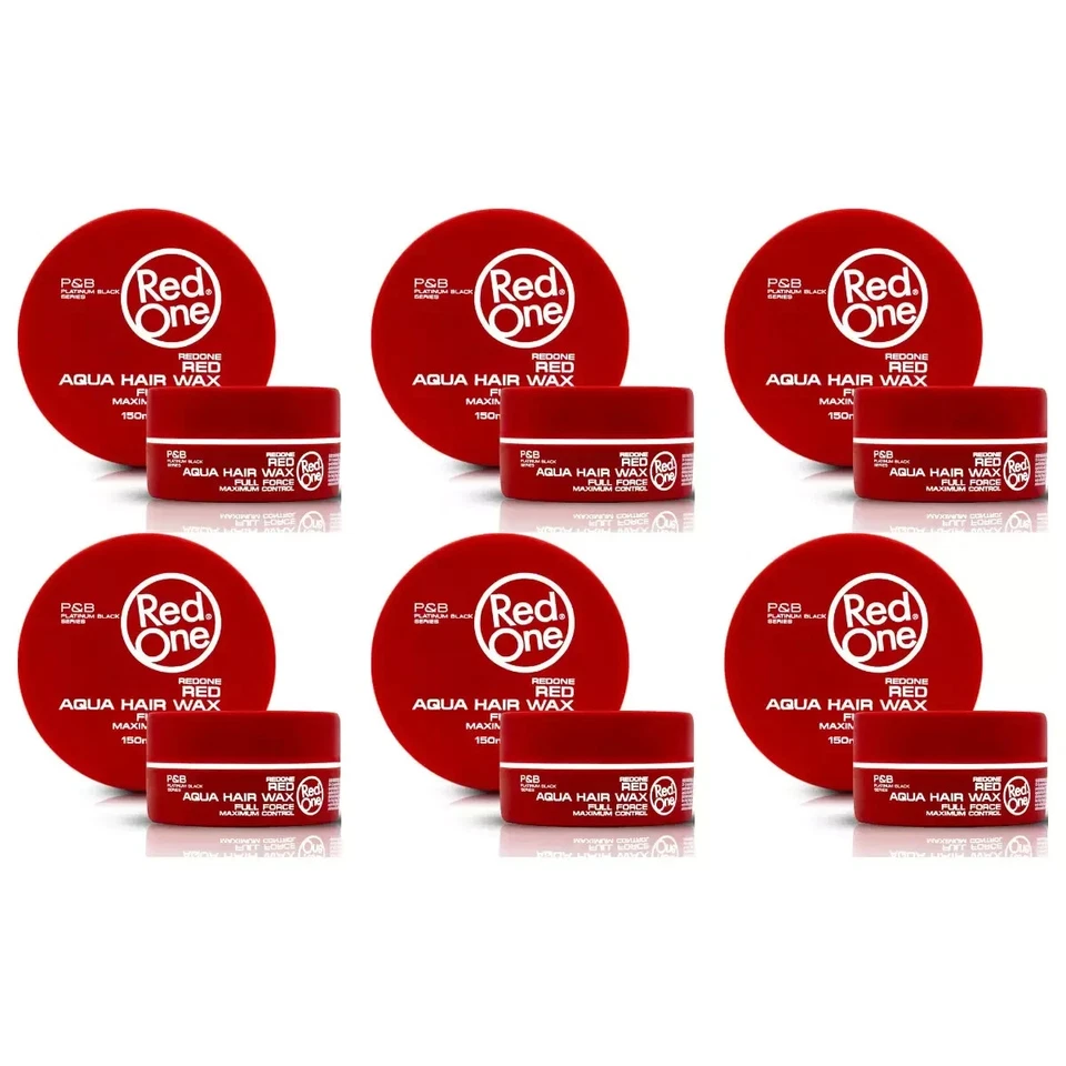 RedOne Hair Styling Aqua Wax Red 150ml x6
