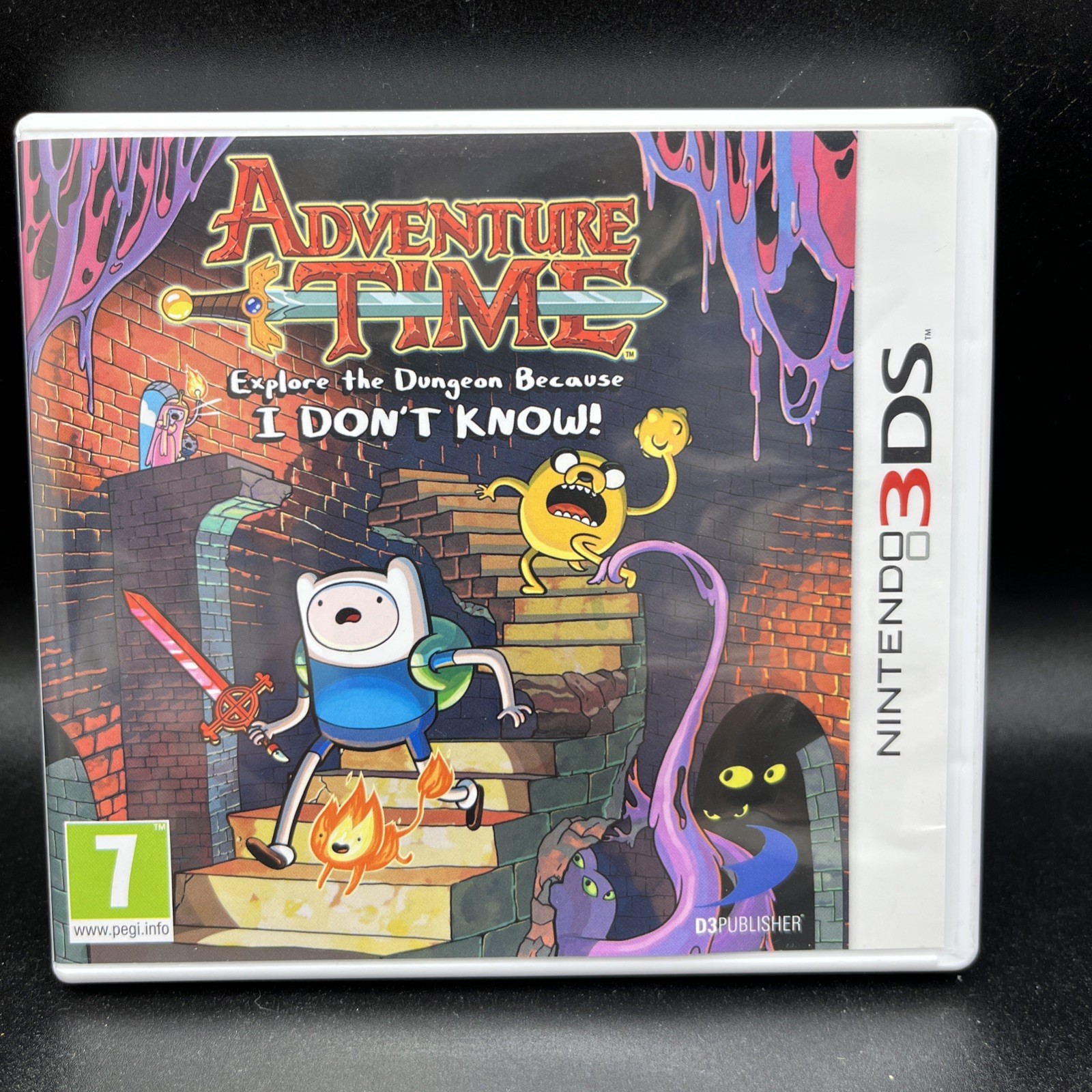 ADVENTURE TIME EXPLORE THE DUNGEON BECAUSE I DON'T KNOW - 3DS - V/GOOD CONDITION