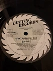 SA-FIRE - DON'T BREAK MY HEART - CUTTING RECORDS 1986 12"Vinyl Record
