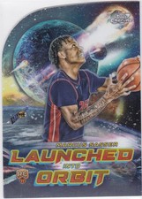 2023-24 Cosmic Chrome Lauched into orbit die cut #LIO-10 Marcus Sasser RC