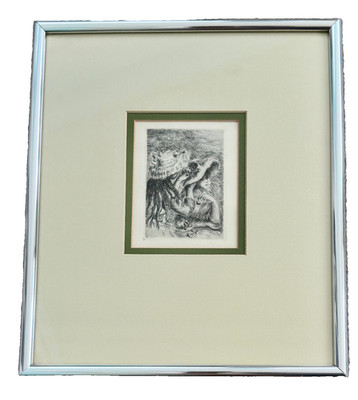 Pierre-Auguste Renoir Le Chapeau Epinglé Etching Drypoint Delteil 8 c1894