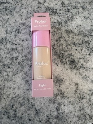 Prolux Cosmetics Matte Foundation In Light BNIB 1.35fl Oz / 40ml